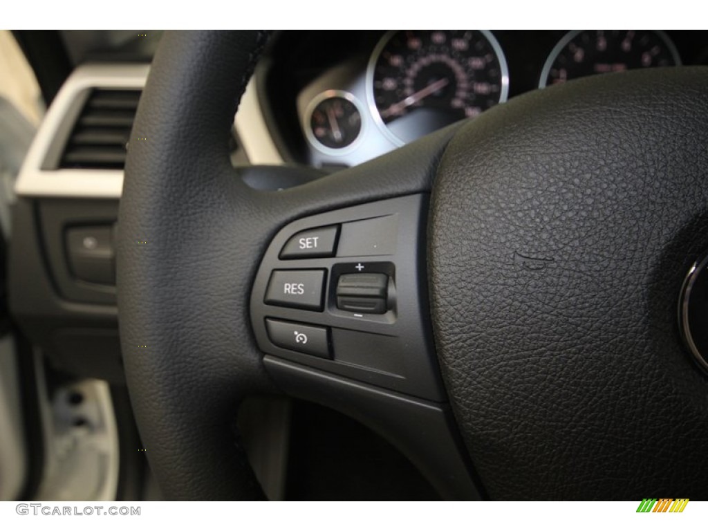2013 3 Series 328i Sedan - Mineral White Metallic / Black photo #27