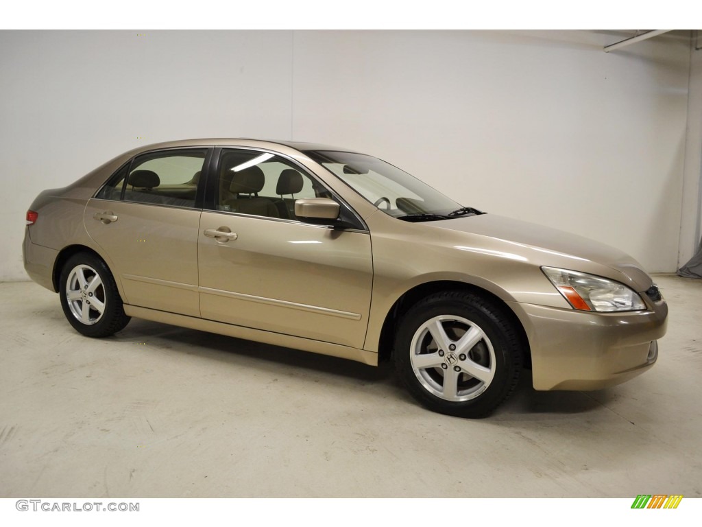 Desert Mist Metallic 2004 Honda Accord EX Sedan Exterior Photo #81676575