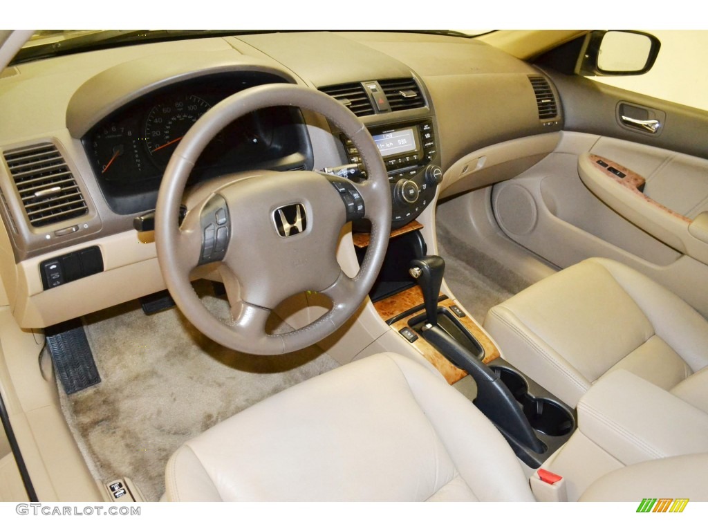 Ivory Interior 2004 Honda Accord EX Sedan Photo #81676795