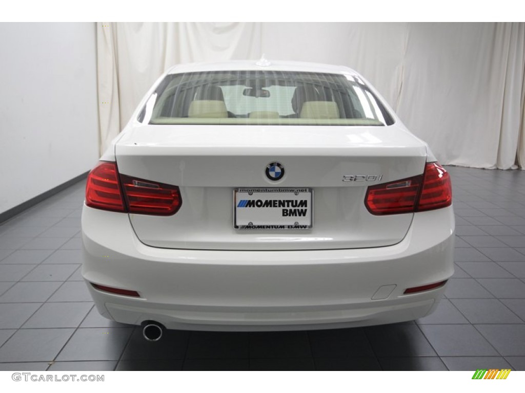 2013 3 Series 320i Sedan - Alpine White / Venetian Beige photo #10