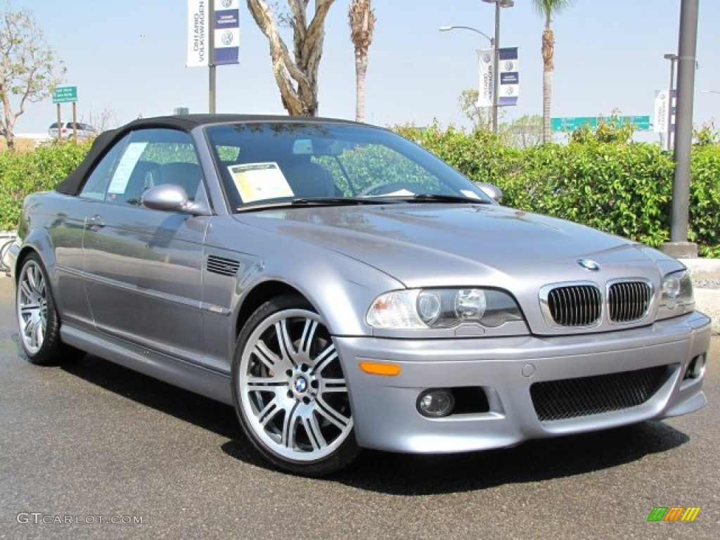 2004 M3 Convertible - Silver Grey Metallic / Grey photo #2