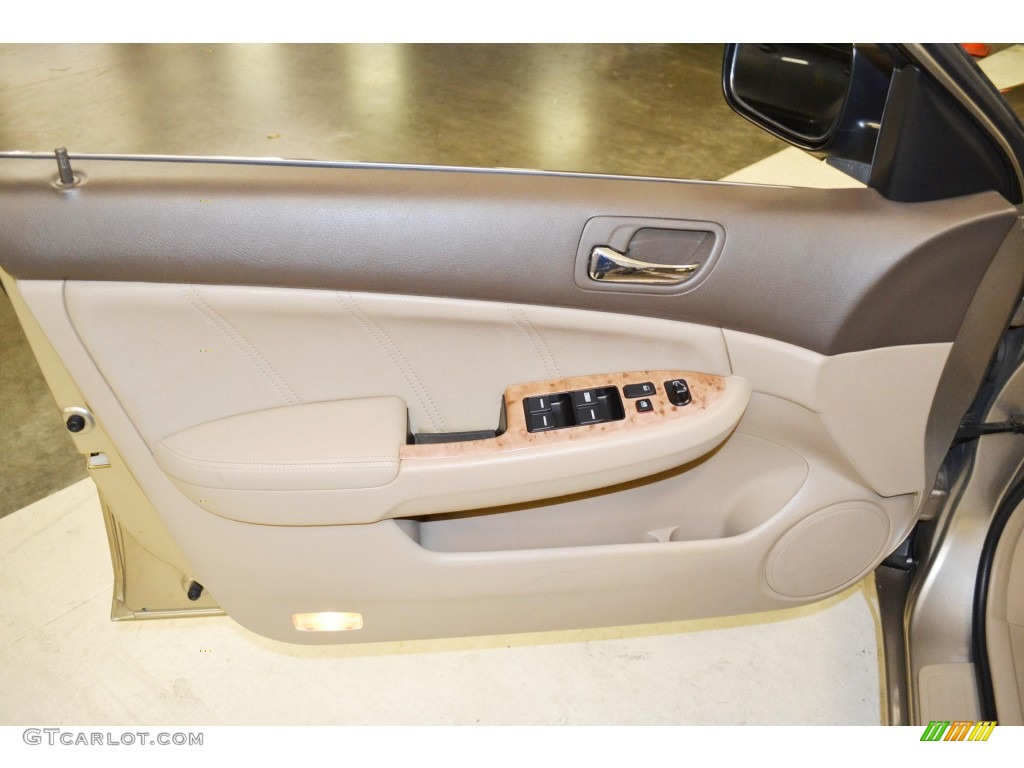 2004 Honda Accord EX Sedan Ivory Door Panel Photo #81676924