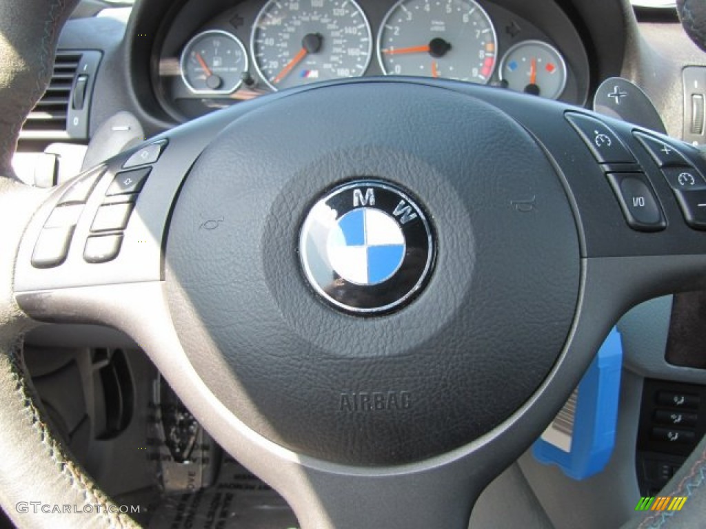 2004 M3 Convertible - Silver Grey Metallic / Grey photo #22