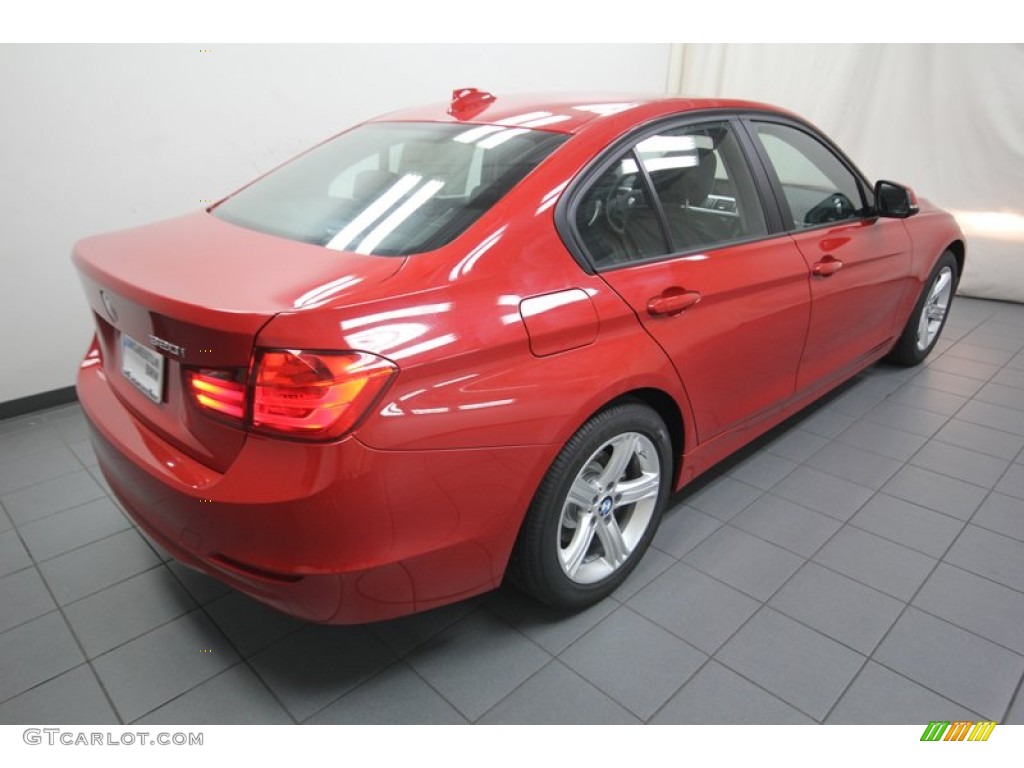 2013 3 Series 320i Sedan - Melbourne Red Metallic / Black photo #8