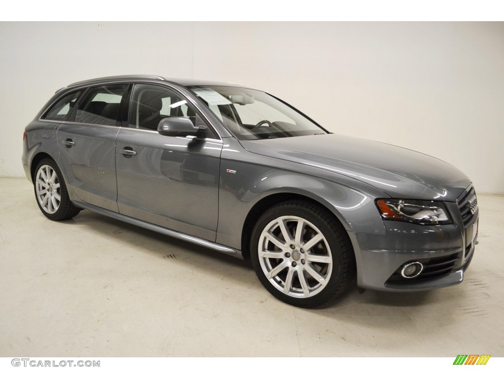 2012 A4 2.0T quattro Avant - Monsoon Gray Metallic / Black photo #2