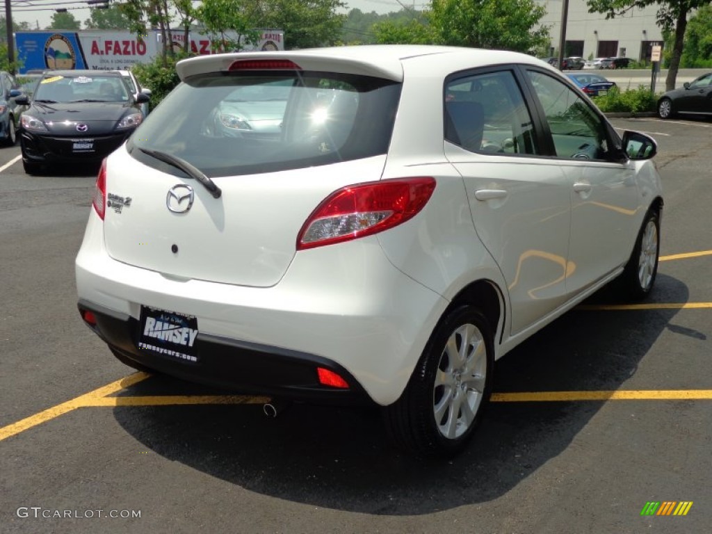 2011 MAZDA2 Touring - Crystal White Pearl / Black photo #5