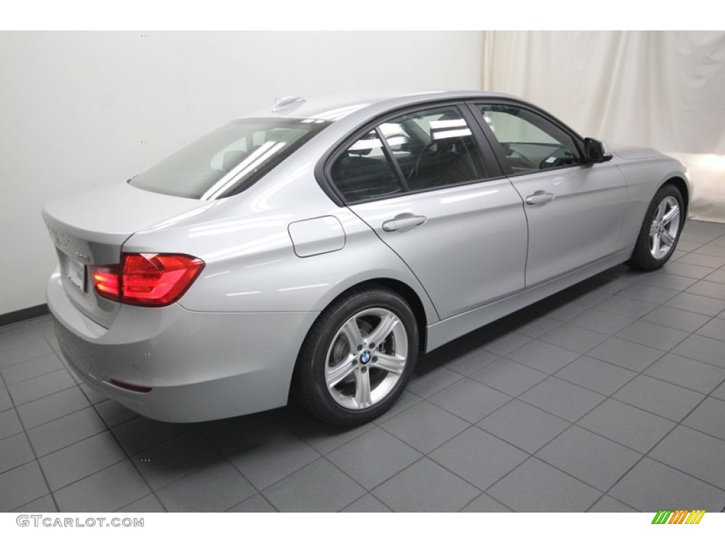 2013 3 Series 328i Sedan - Glacier Silver Metallic / Black photo #8