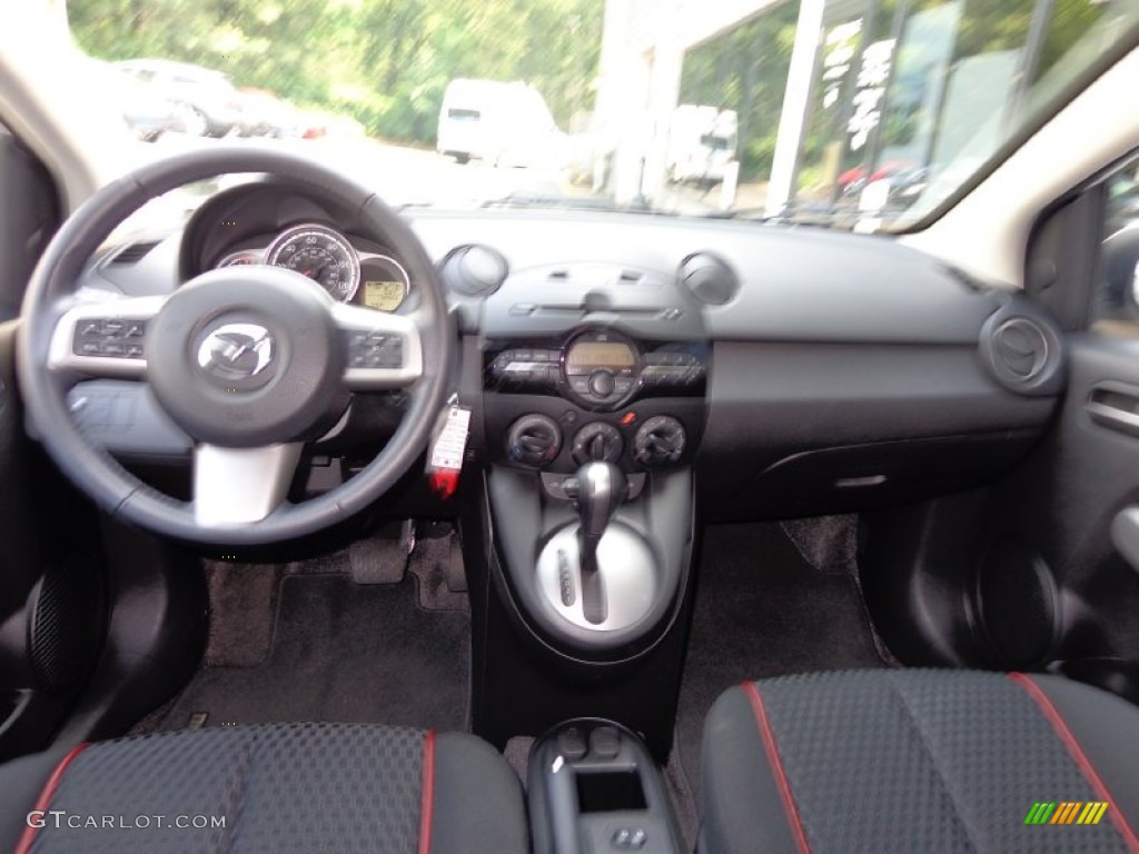 2011 MAZDA2 Touring - Crystal White Pearl / Black photo #19