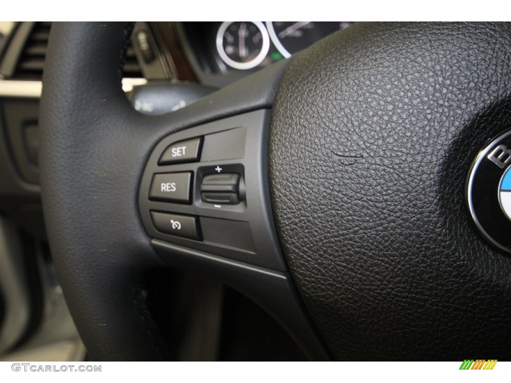 2013 3 Series 328i Sedan - Glacier Silver Metallic / Black photo #20