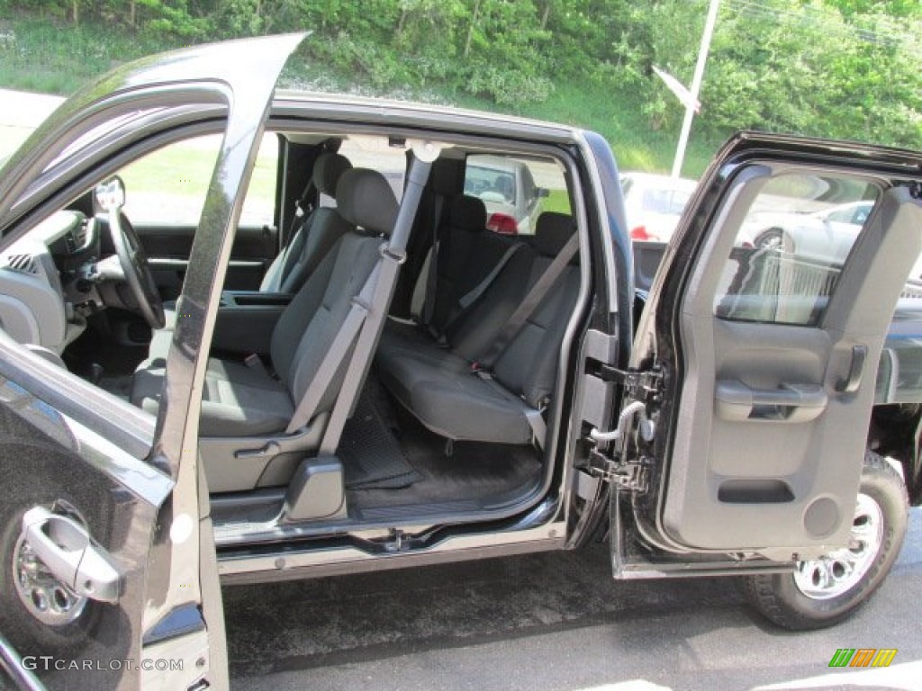 2011 Silverado 1500 LS Extended Cab 4x4 - Black / Dark Titanium photo #10