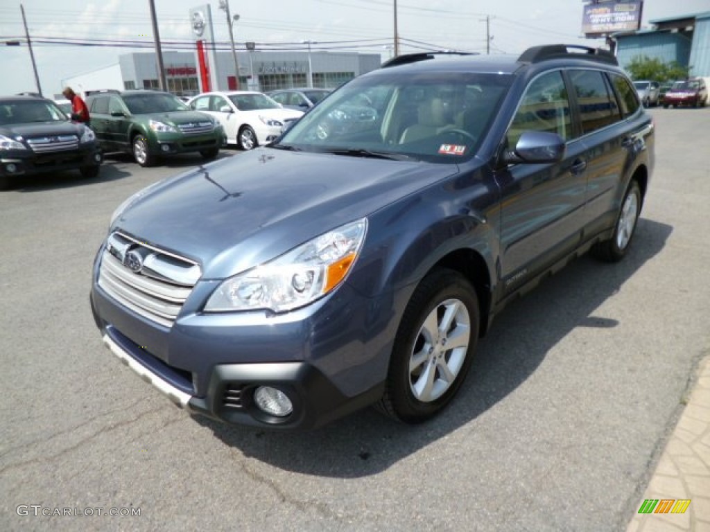 2013 Outback 2.5i Limited - Twilight Blue Metallic / Warm Ivory Leather photo #3