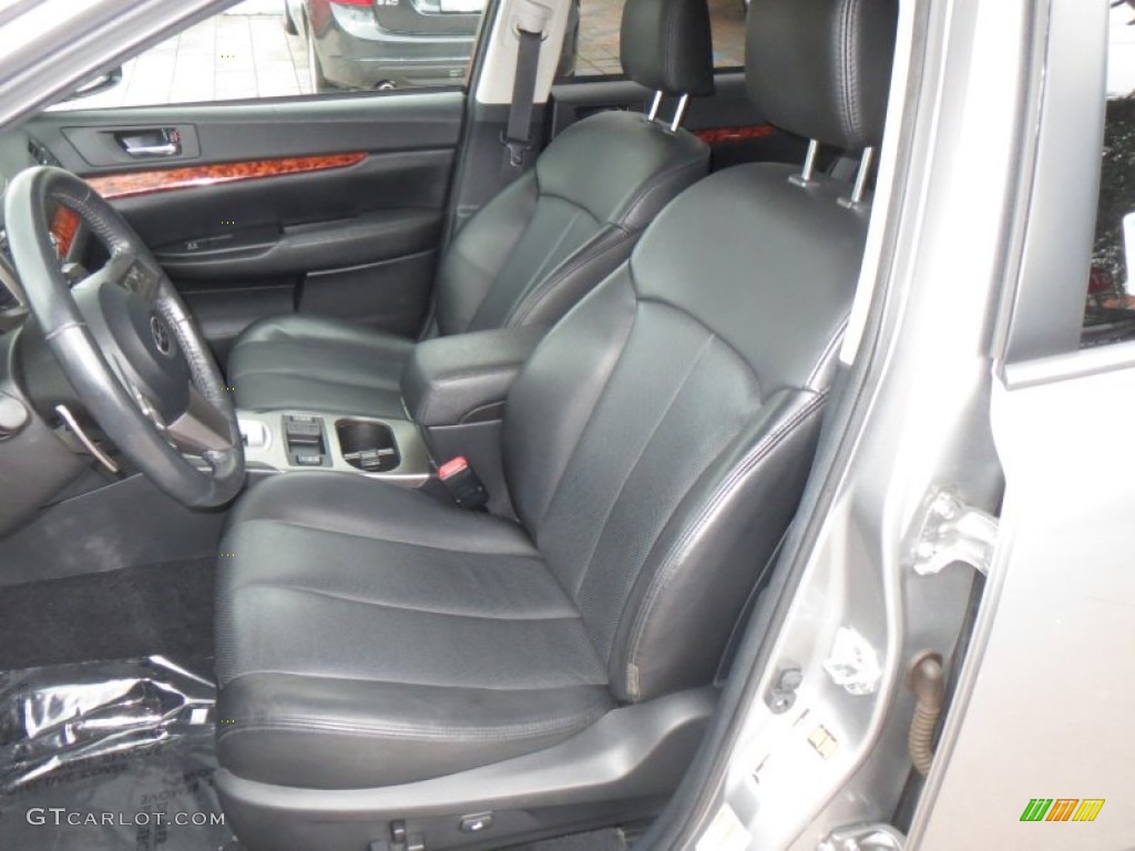 Off Black Interior 2011 Subaru Outback 2.5i Limited Wagon Photo #81679594