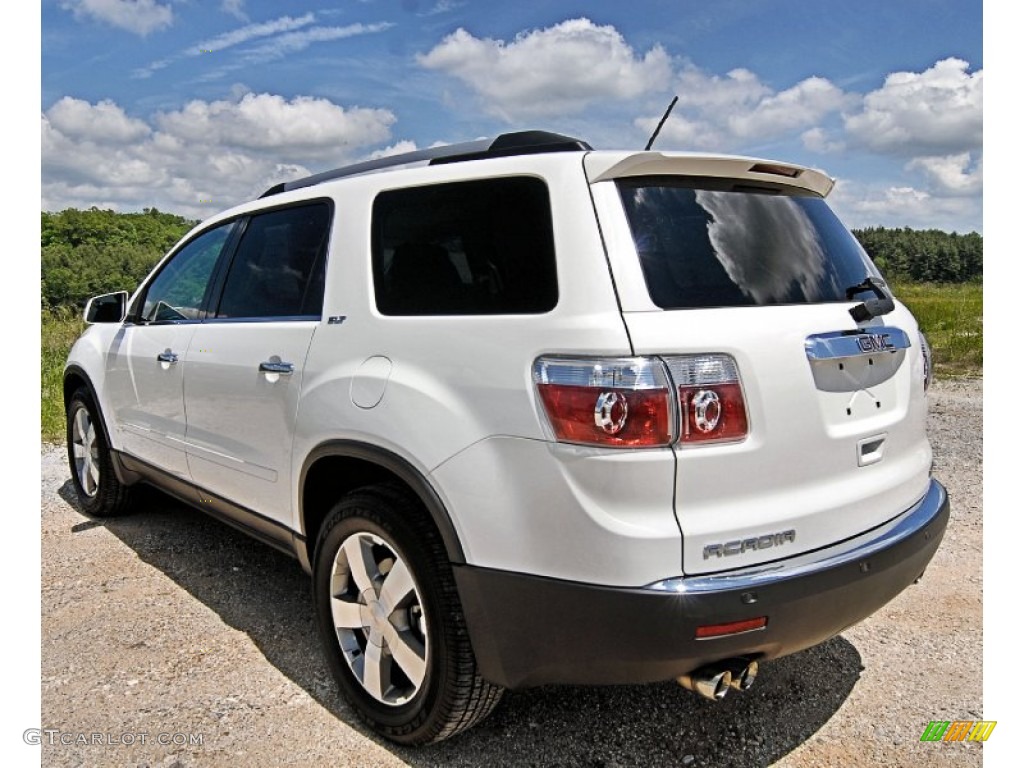 White Diamond Tricoat 2012 GMC Acadia SLT AWD Exterior Photo #81679987