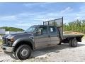 Dark Shadow Gray Metallic - F550 Super Duty XL Crew Cab 4x4 Stake Truck Photo No. 3