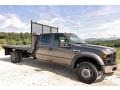 Dark Shadow Gray Metallic - F550 Super Duty XL Crew Cab 4x4 Stake Truck Photo No. 4