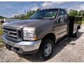 Arizona Beige Metallic 2004 Ford F350 Super Duty XL Regular Cab 4x4 Utility Truck