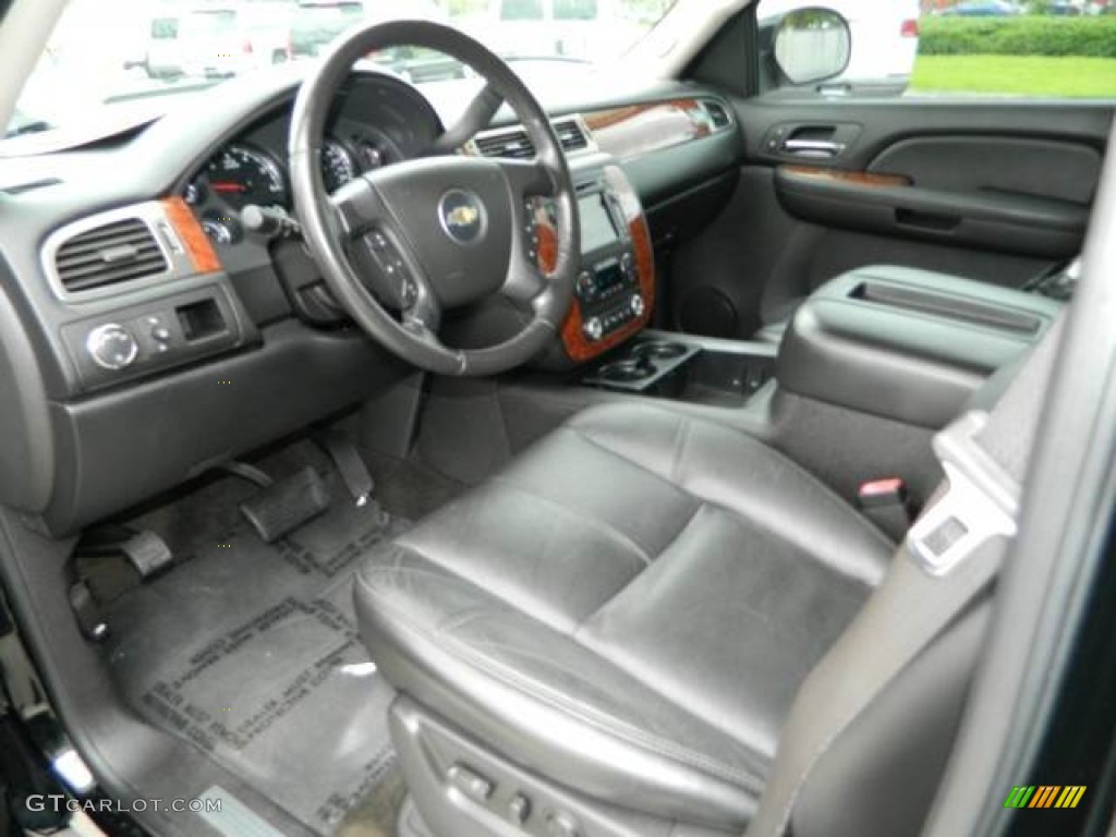 Ebony Interior 2007 Chevrolet Avalanche LTZ Photo #81680584