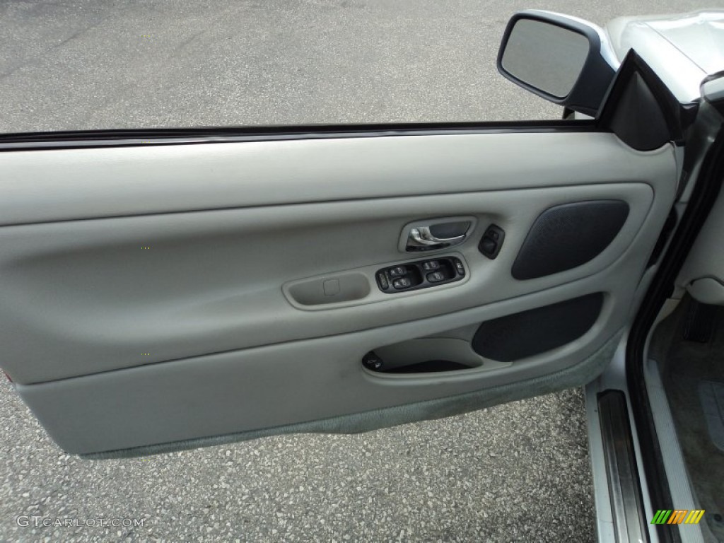 2001 Volvo C70 HT Convertible Gray Door Panel Photo #81680815