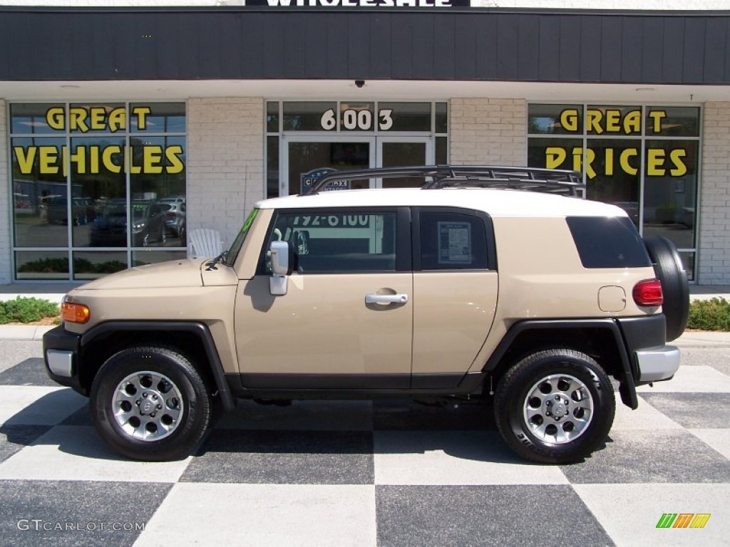 2013 FJ Cruiser 4WD - Quicksand / Dark Charcoal photo #1