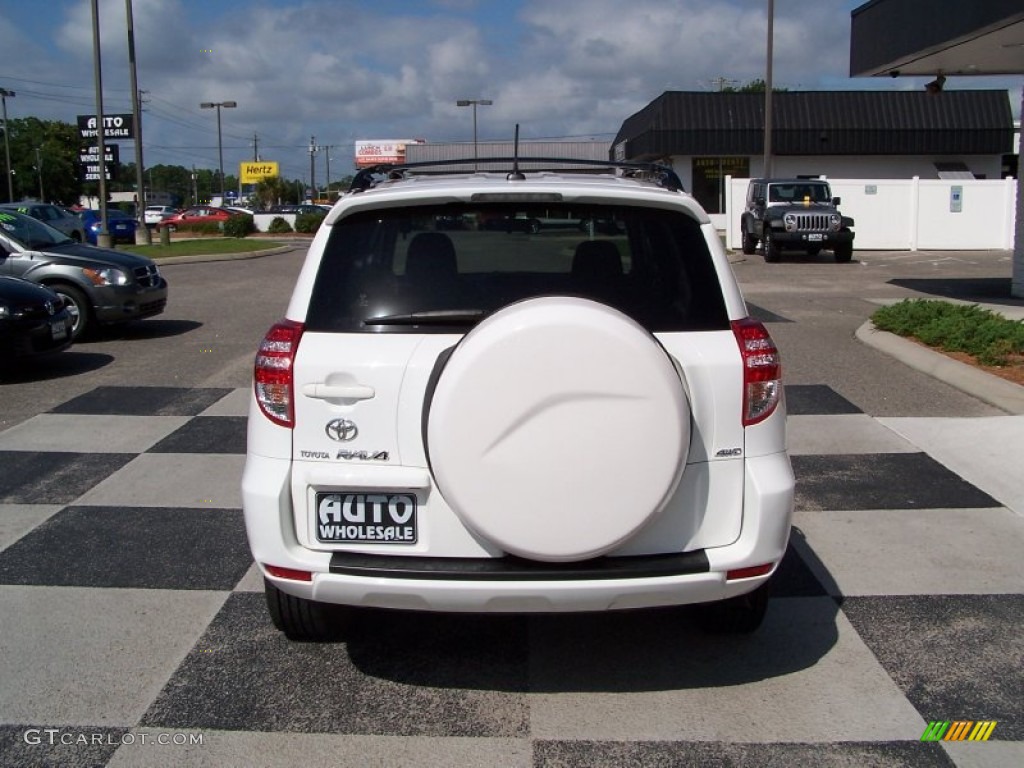 2010 RAV4 I4 4WD - Super White / Ash Gray photo #4