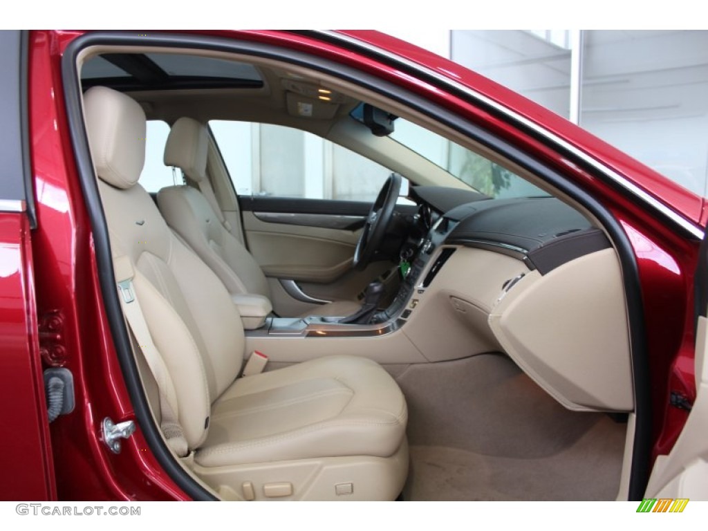 2013 CTS 3.0 Sedan - Crystal Red Tintcoat / Cashmere/Cocoa photo #18
