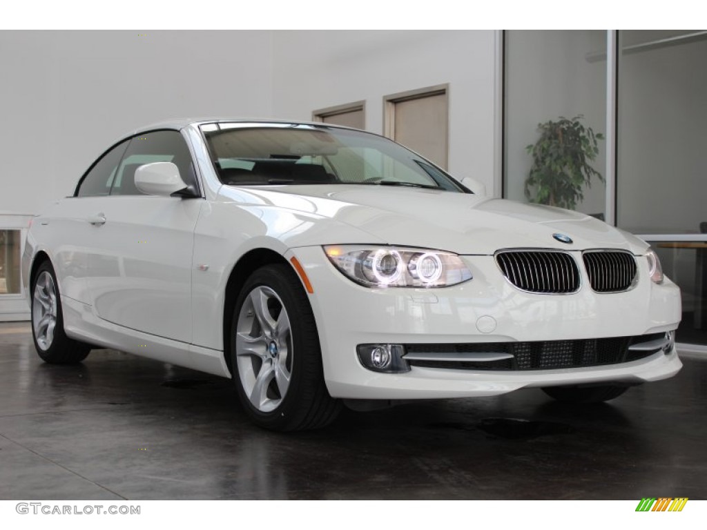 2013 3 Series 335i Convertible - Alpine White / Black photo #2