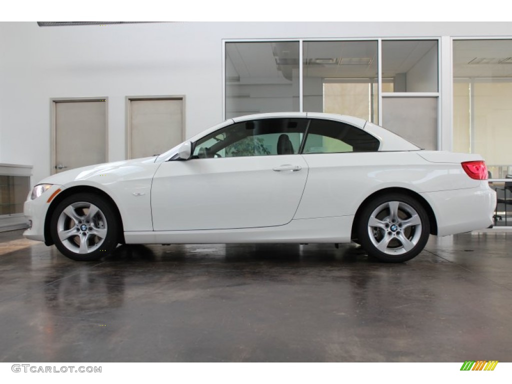 2013 3 Series 335i Convertible - Alpine White / Black photo #6