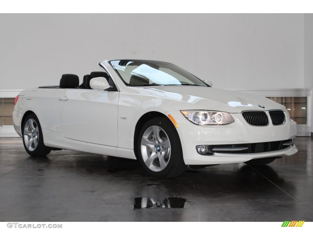 2013 3 Series 335i Convertible - Alpine White / Black photo #10