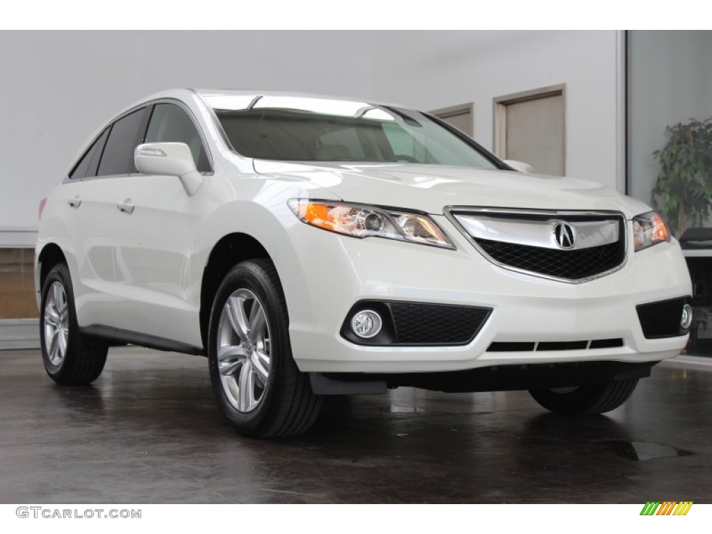 White Diamond Pearl 2014 Acura RDX Technology AWD Exterior Photo #81683773