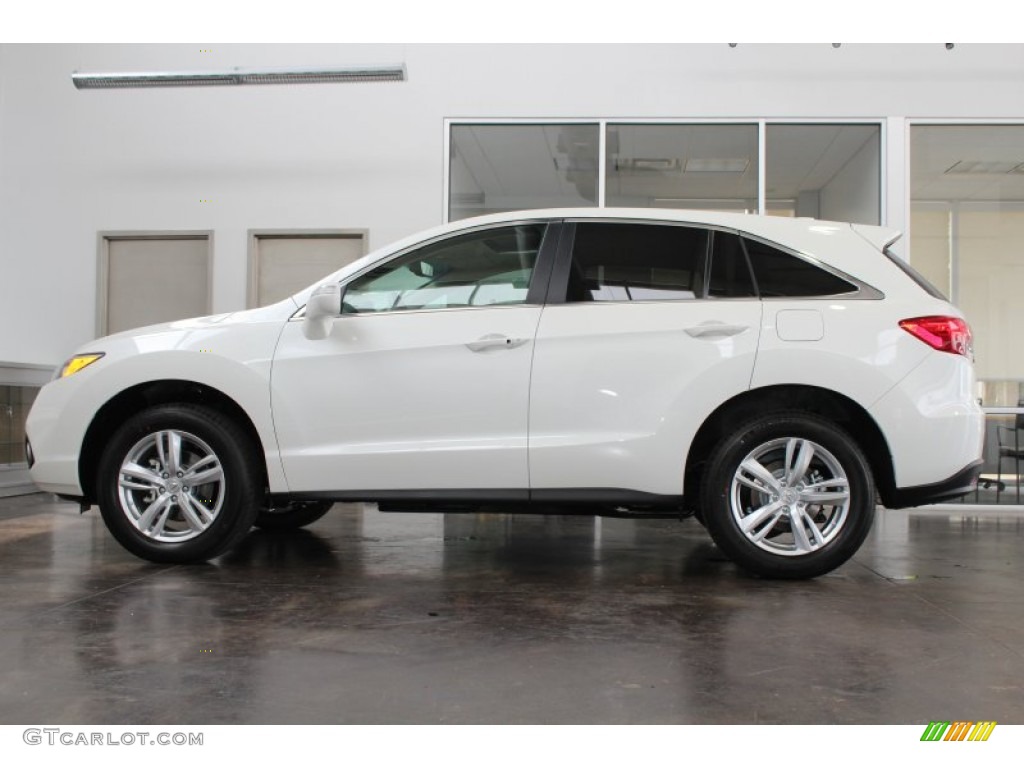 White Diamond Pearl 2014 Acura RDX Technology AWD Exterior Photo #81683785