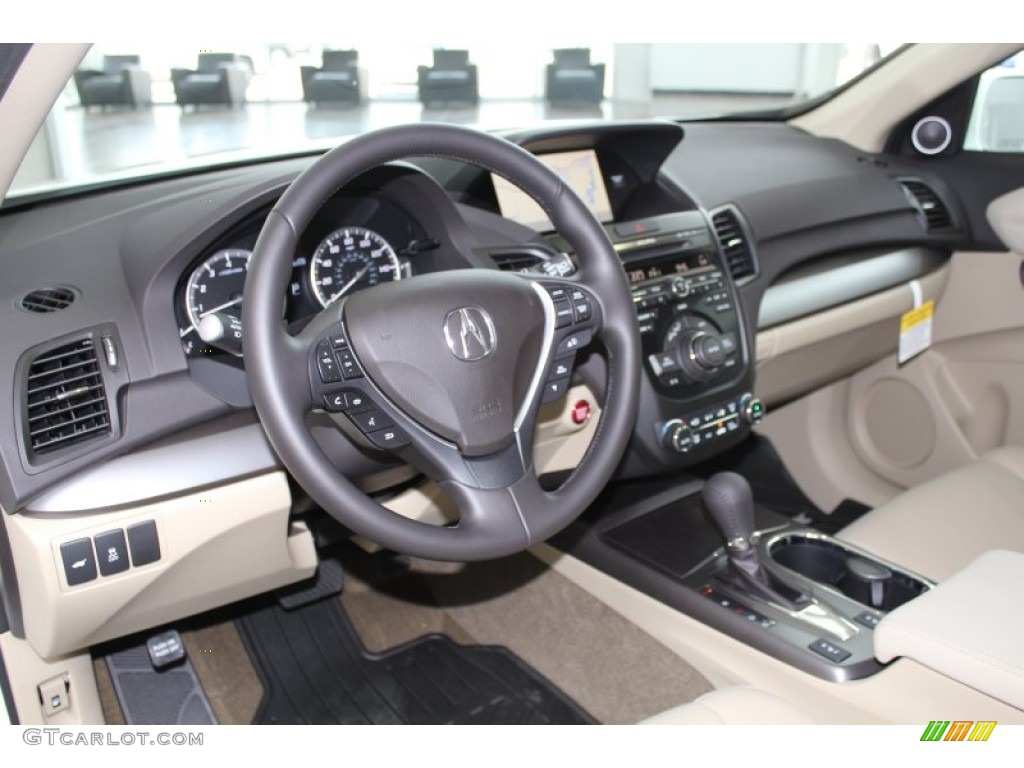 2014 Acura RDX Technology AWD Parchment Dashboard Photo #81683812
