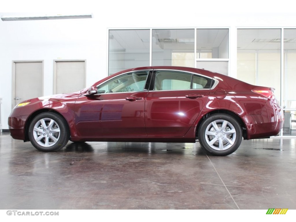 Basque Red Pearl II 2013 Acura TL Technology Exterior Photo #81684460