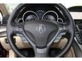 Parchment 2013 Acura TL Technology Steering Wheel