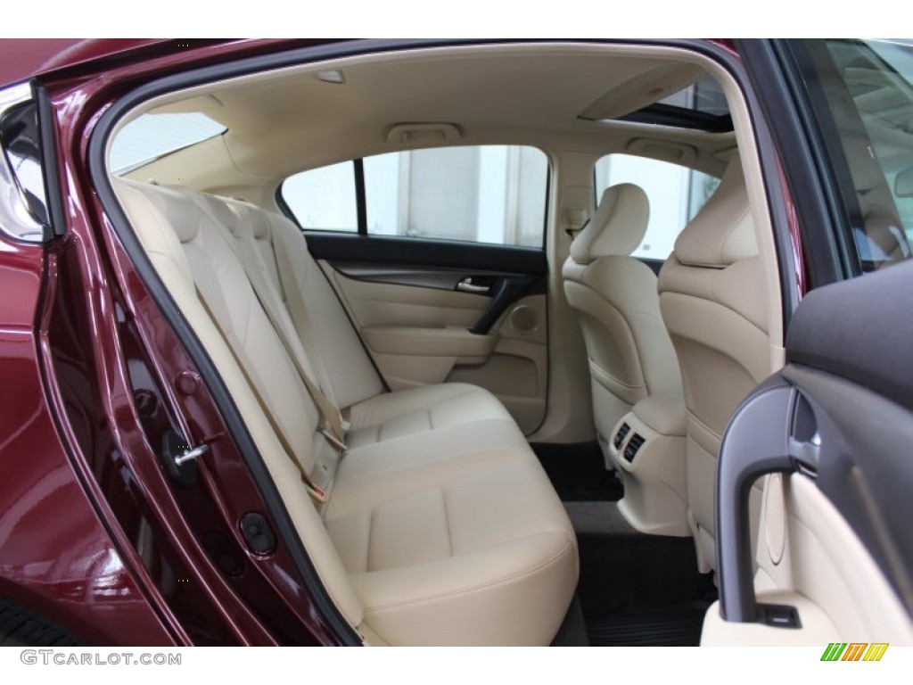 2013 Acura TL Technology Rear Seat Photo #81684514