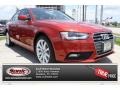 2013 Volcano Red Metallic Audi A4 2.0T quattro Sedan  photo #1