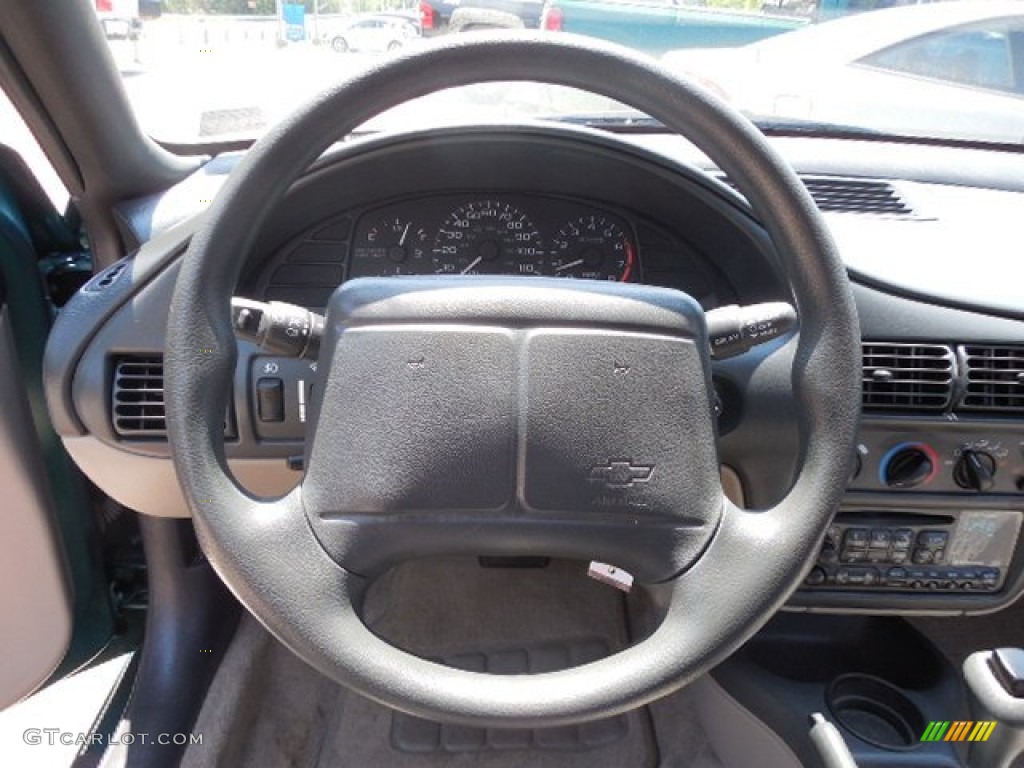 1997 Chevrolet Cavalier Z24 Coupe Light Gray Steering Wheel Photo #81686767