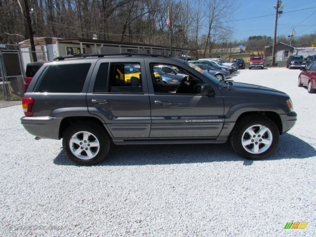 2003 Grand Cherokee Overland 4x4 - Graphite Metallic / Dark Slate Gray/Light Slate Gray photo #3