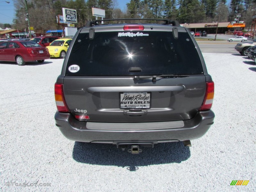 2003 Grand Cherokee Overland 4x4 - Graphite Metallic / Dark Slate Gray/Light Slate Gray photo #6