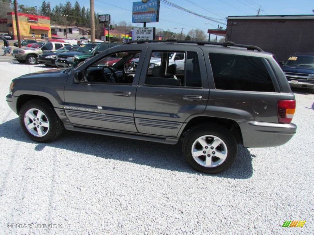 2003 Grand Cherokee Overland 4x4 - Graphite Metallic / Dark Slate Gray/Light Slate Gray photo #8