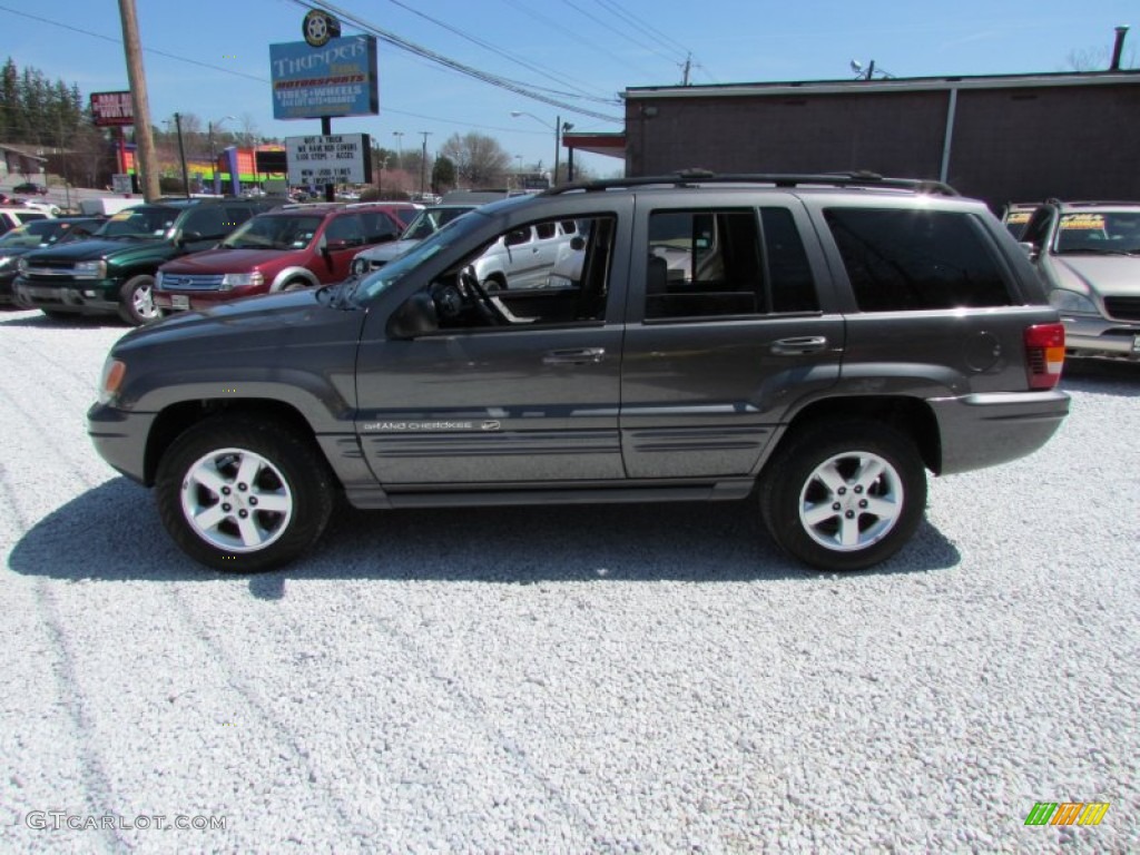 2003 Grand Cherokee Overland 4x4 - Graphite Metallic / Dark Slate Gray/Light Slate Gray photo #9