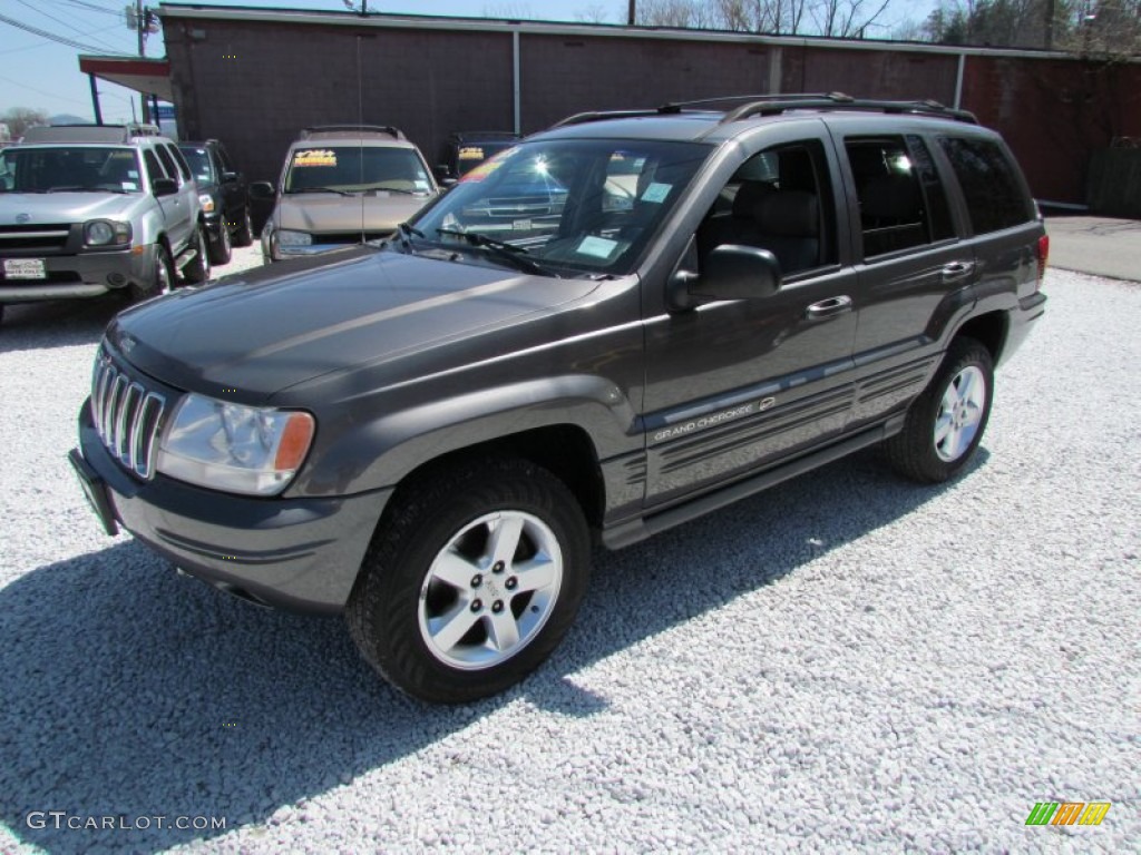 2003 Grand Cherokee Overland 4x4 - Graphite Metallic / Dark Slate Gray/Light Slate Gray photo #10