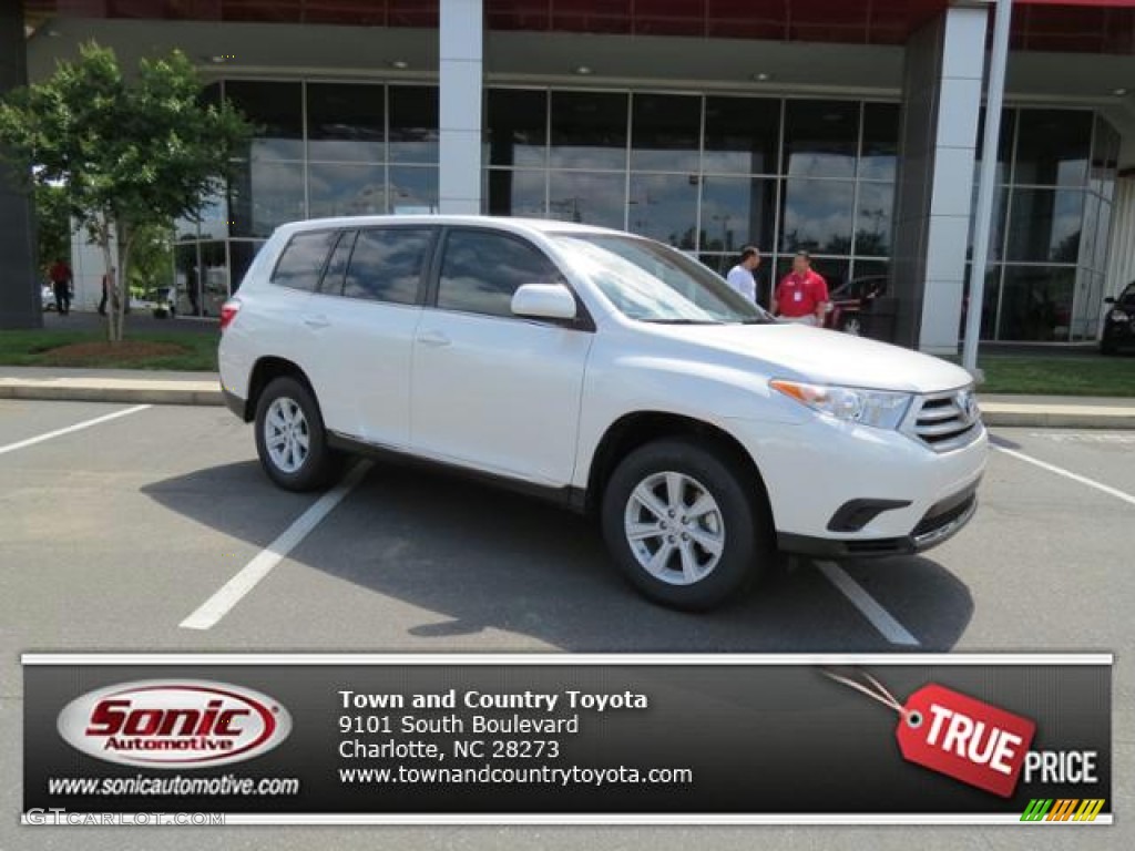 2013 Highlander  - Blizzard White Pearl / Sand Beige photo #1