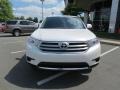 2013 Blizzard White Pearl Toyota Highlander   photo #2