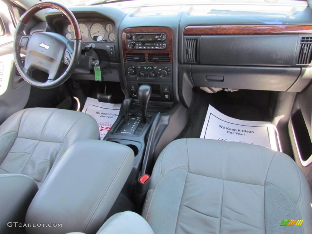 2003 Grand Cherokee Overland 4x4 - Graphite Metallic / Dark Slate Gray/Light Slate Gray photo #17