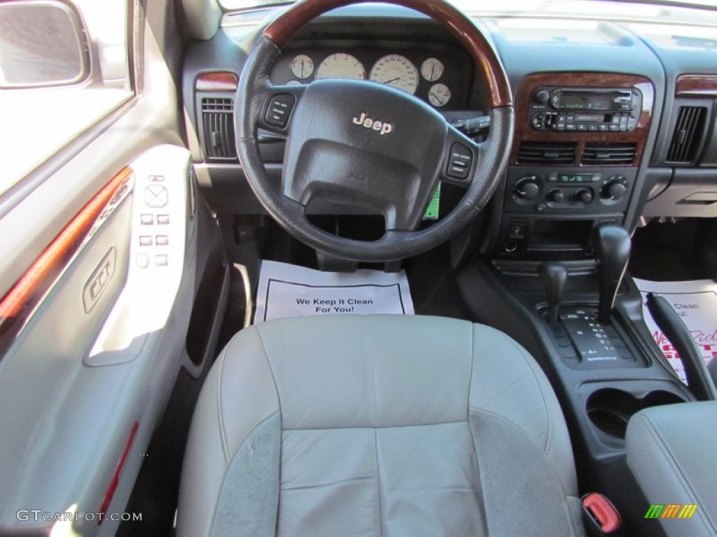 2003 Grand Cherokee Overland 4x4 - Graphite Metallic / Dark Slate Gray/Light Slate Gray photo #19