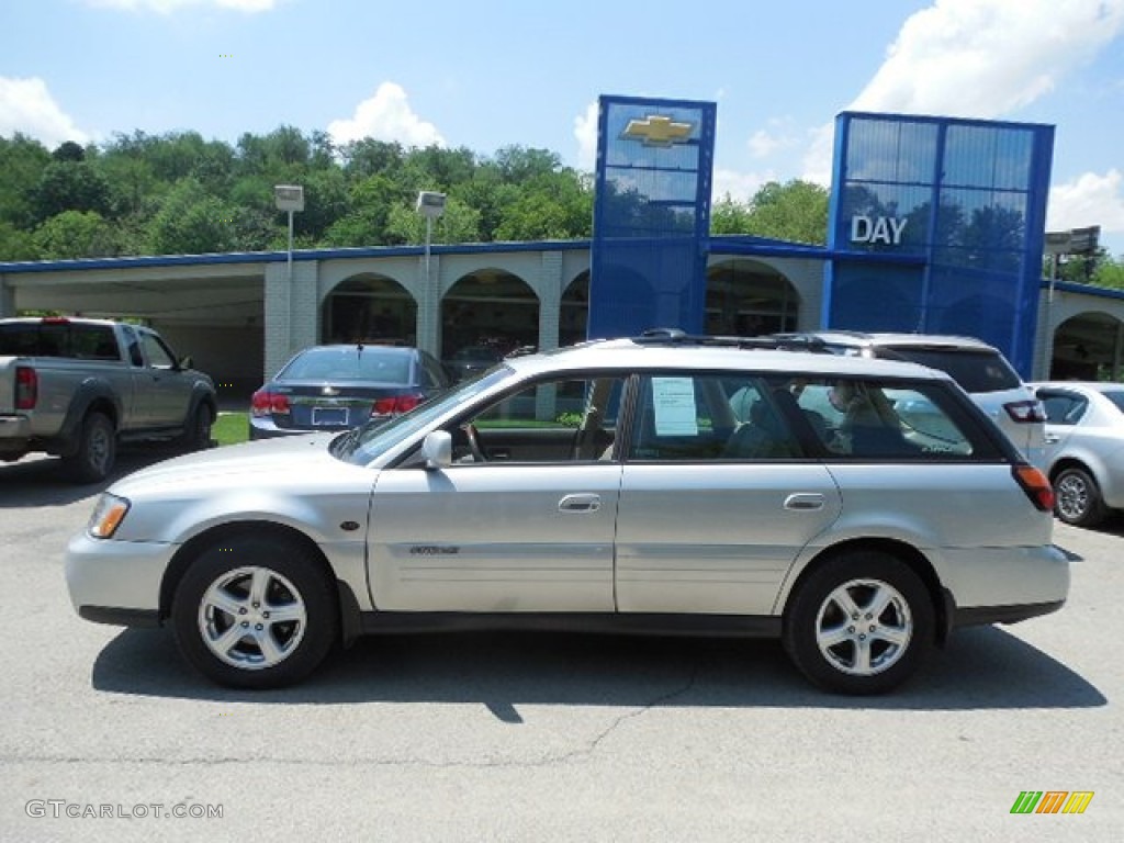 2004 Outback 3.0 L.L.Bean Edition Wagon - Silver Stone Metallic / Beige photo #2