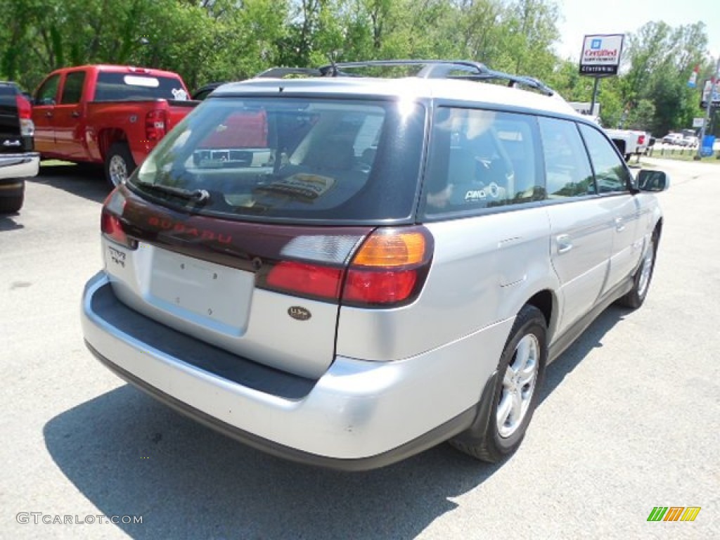 2004 Outback 3.0 L.L.Bean Edition Wagon - Silver Stone Metallic / Beige photo #6