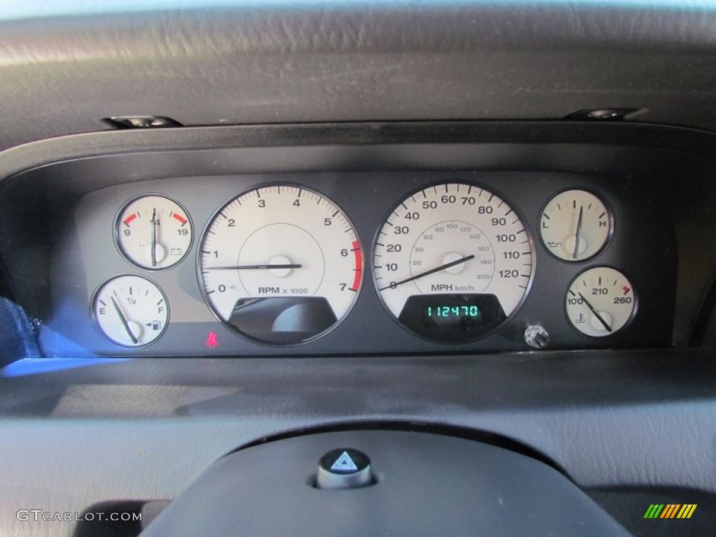 2003 Grand Cherokee Overland 4x4 - Graphite Metallic / Dark Slate Gray/Light Slate Gray photo #24