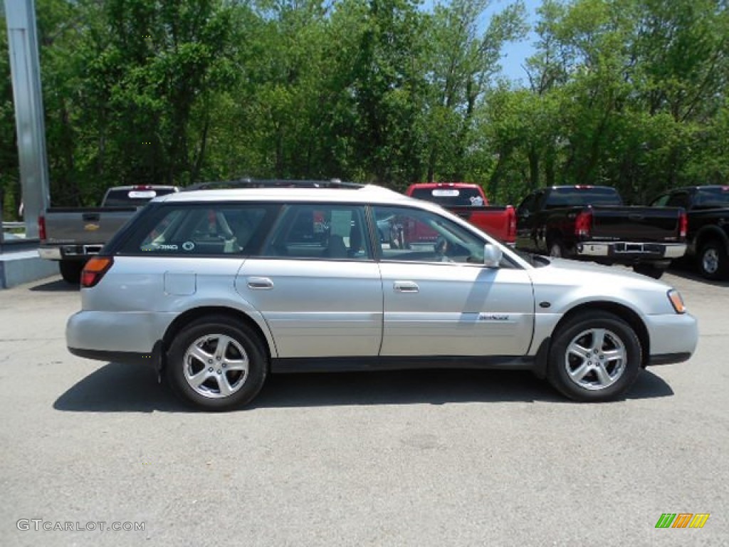 2004 Outback 3.0 L.L.Bean Edition Wagon - Silver Stone Metallic / Beige photo #7