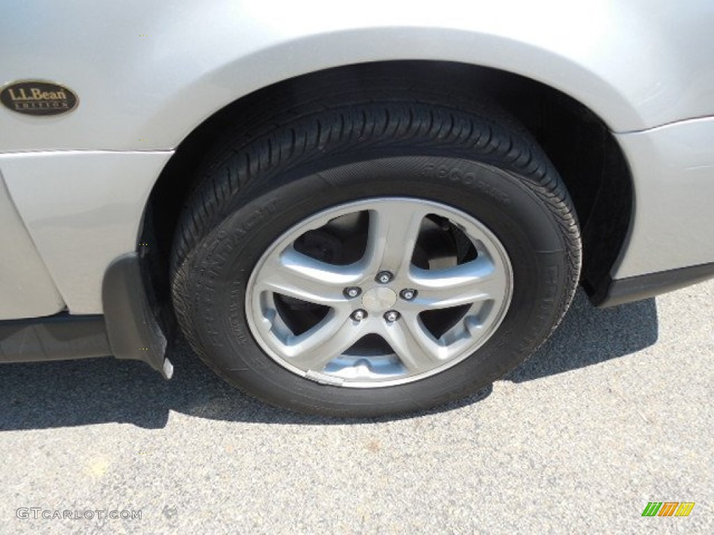 2004 Outback 3.0 L.L.Bean Edition Wagon - Silver Stone Metallic / Beige photo #8